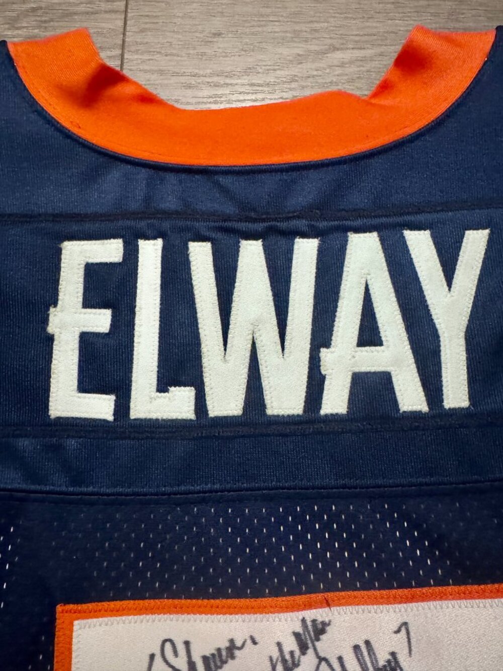 🏈 John Elway Signed 1990s Nike NFL Pro Line Broncos Jersey Vintage XL - Picture 6 of 13